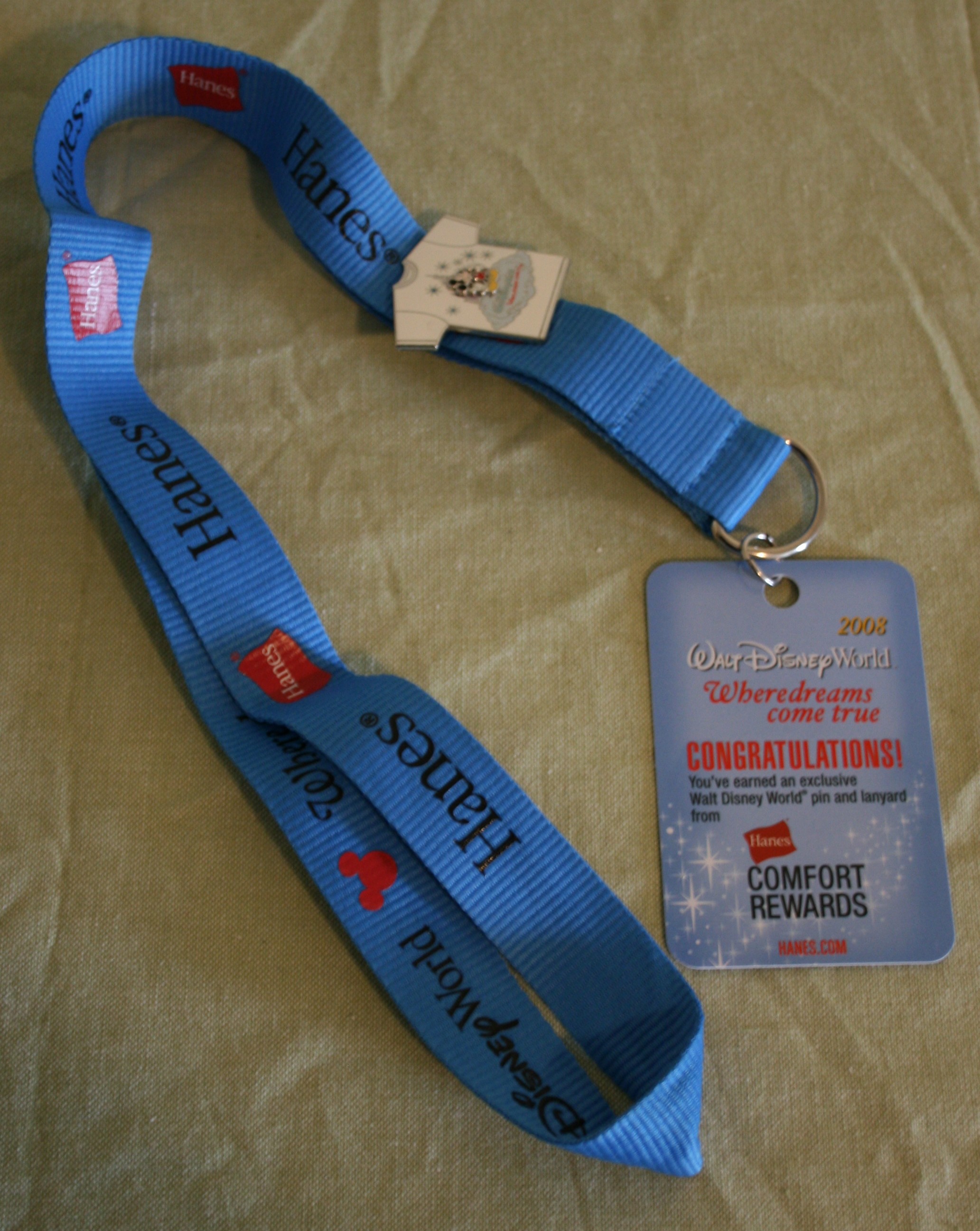 Cast Member Exclusive Disney Interactive Mickey Mouse Lanyard 